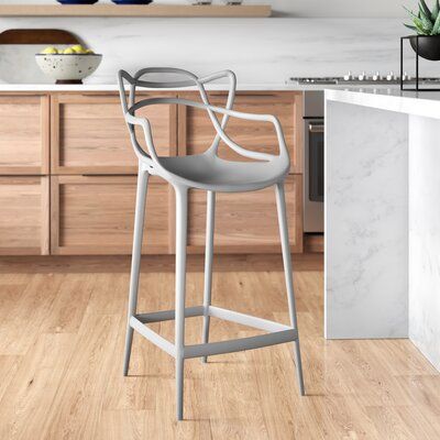 Kartell-Masters-Plastic-Bar-Stool-Set-of-2-4-6-Black-Grey-White