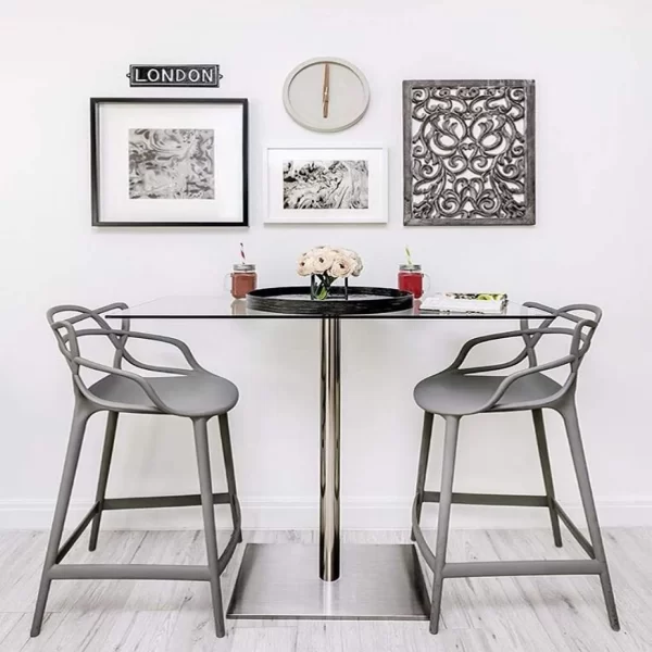 Kartell-Masters-Plastic-Bar-Stool-Set-of-2-4-6-Black-Grey-White