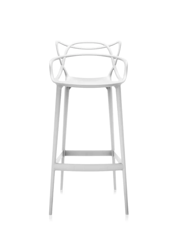 Kartell-Masters-Plastic-Bar-Stool-Set-of-2-4-6-Black-Grey-White