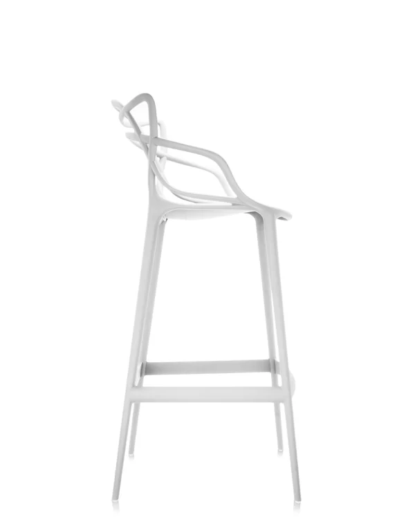 Kartell-Masters-Plastic-Bar-Stool-Set-of-2-4-6-Black-Grey-White