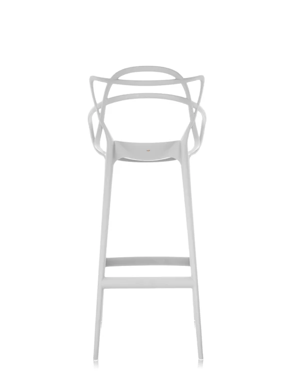 Kartell-Masters-Plastic-Bar-Stool-Set-of-2-4-6-Black-Grey-White