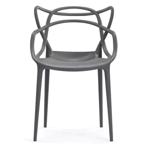 Plastic Stackable Dining Chairs for Outside Garden Table Set of 4 - Image 20