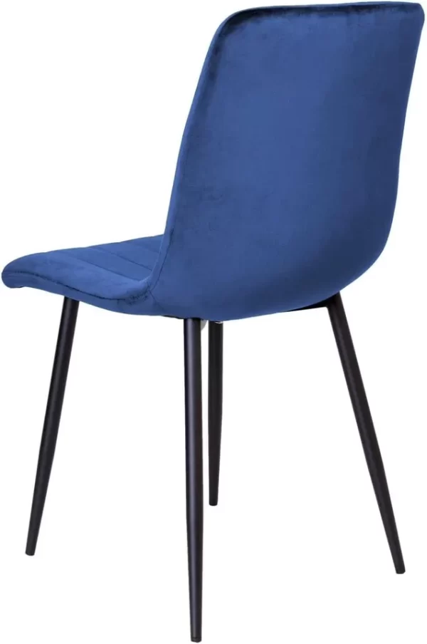 Velvet dining chairs metal frame set of 4